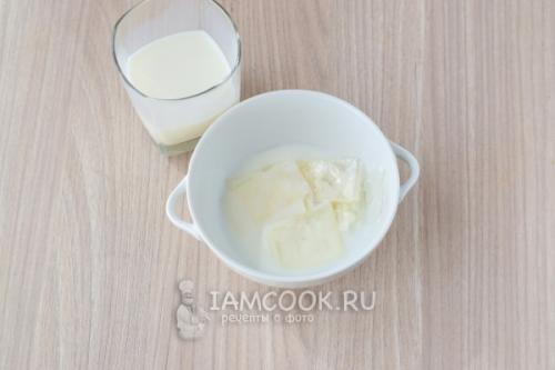 Творожный десерт с желатином