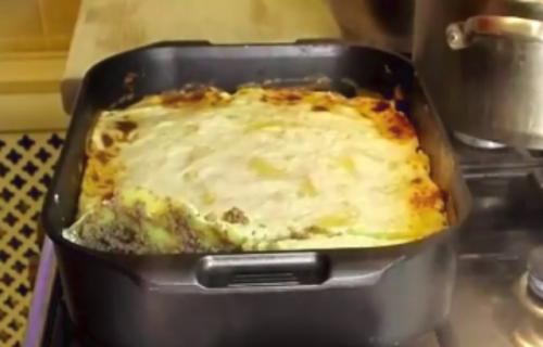 Картофельная запеканка с фаршем. Картофельная запеканка с мясным фаршем как в детском саду