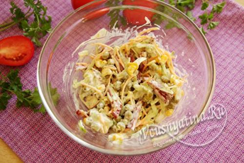 Салат, который не надо варить все порезал и готово. Салат, который не нужно варить, — все порезал и готово