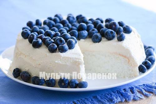 Ангельский бисквит в мультиварке