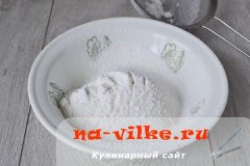 Ангельский бисквит на белках. Ингредиенты: