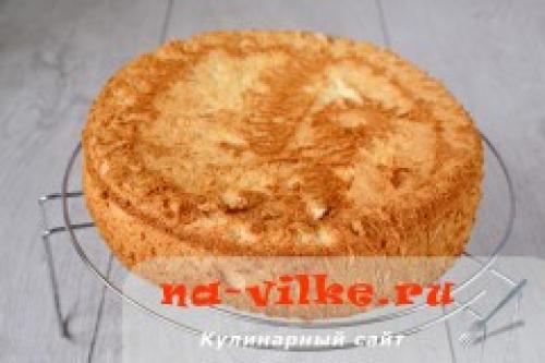 Ангельский бисквит на белках. Ингредиенты: