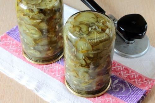 Салат из огурцов-на зиму Зимний Король. Салат «Зимний король» из огурцов на зиму