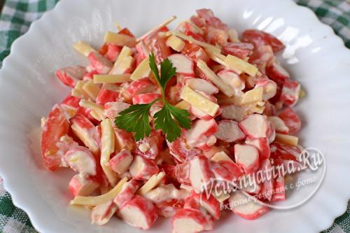 Салат из 3 продуктов. Вкусный салат всего из 3 продуктов