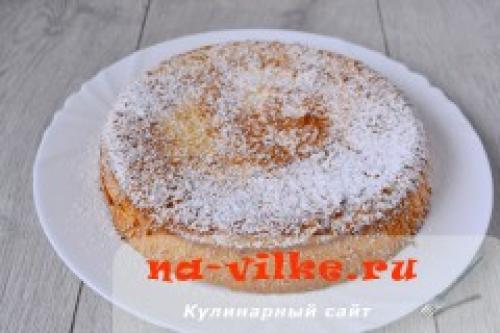 Ангельский бисквит на белках. Ингредиенты: