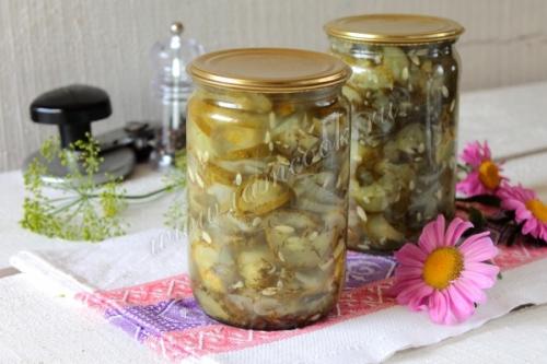 Салат из огурцов-на зиму Зимний Король. Салат «Зимний король» из огурцов на зиму