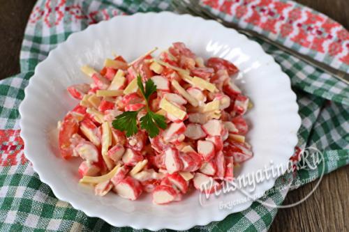 Салат из 3 продуктов. Вкусный салат всего из 3 продуктов