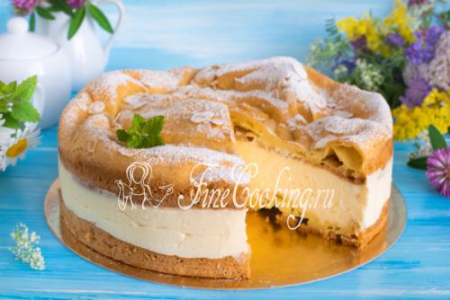 Заварной торт Карпатка. Торт Карпатка