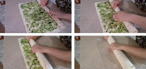 Рулет из лаваша с крабовыми палочками и плавленным сыром и яйцом. Вкусный рулет из лаваша с крабовыми палочками, плавленным сыром и яйцом