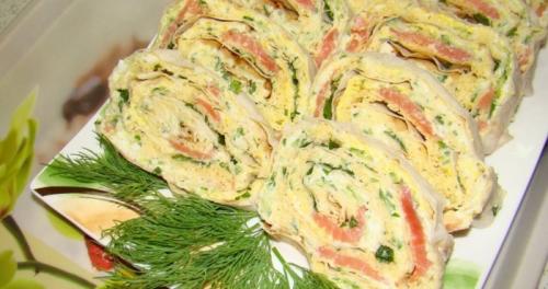 Рулет из лаваша с красной рыбой и майонезом. Как приготовить изысканный рулет из лаваша с красной рыбой