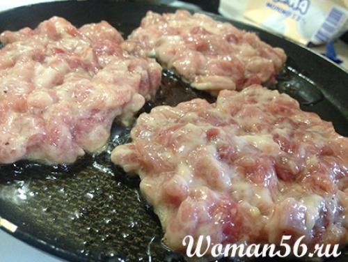Рубленные котлеты из свинины. Рубленые котлеты из свинины
