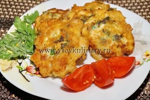 Котлеты рубленые из куриного филе с крахмалом и майонезом. Рецепт 4, простой: котлеты куриные рубленые с майонезом