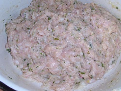 Рубленые котлеты из куриного филе с манкой. 