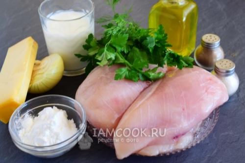 Рубленные котлеты из куриного филе с сыром. Рубленные котлеты из куриной грудки с сыром