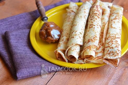 Блины без яиц на молоке