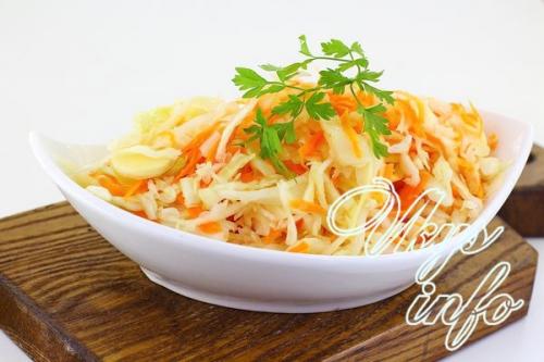 Капуста в горячем рассоле быстрого приготовления с чесноком. Быстрая капуста в горячем рассоле с чесноком