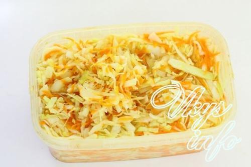 Капуста в горячем рассоле быстрого приготовления с чесноком. Быстрая капуста в горячем рассоле с чесноком