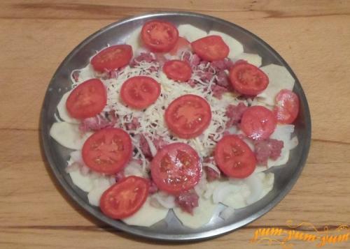 Мясо по-французски из фарша с картошкой и помидорами. Рецепт 5: картошка по-французски с фаршем и помидорами