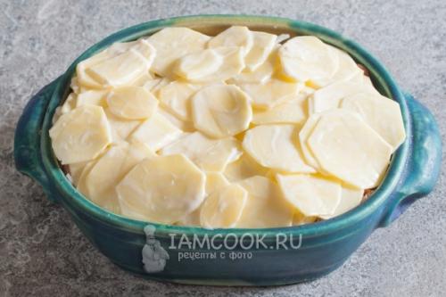 Мясо по-французски из фарша с картошкой. Мясо по-французски с фаршем