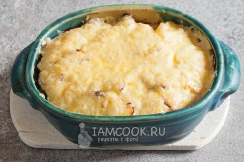 Мясо по-французски из фарша с картошкой. Мясо по-французски с фаршем