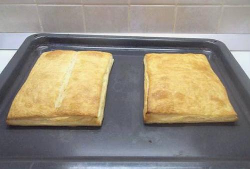 Торт Наполеон из готового слоеного дрожжевого теста. Пошаговый рецепт приготовления Наполеона из дрожжевого слоеного теста