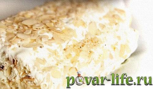 Торт полено из слоеного теста с заварным кремом. Классический рецепт слоеного торта полено