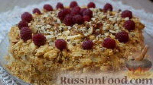 Торт Наполеон из готового слоеного теста рецепт.. Наполеон из слоено-дрожжевого теста 04