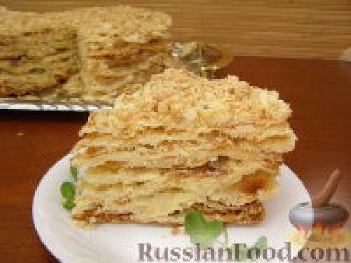 Торт Наполеон из готового слоеного теста рецепт.. Наполеон из слоено-дрожжевого теста 05