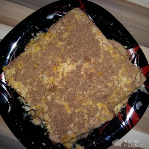 Торт из слоеного теста со сгущенкой и творожным сыром. Рецепт: Быстрый торт из слоеного теста - Развалины со сгущенкой и творожным сыром