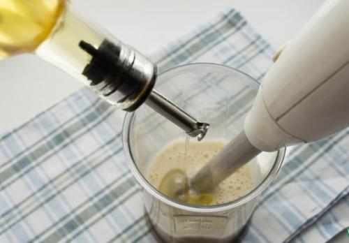 Домашний майонез блендером без лимона. Классический рецепт