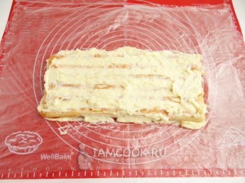 Вкусный и простой рецепт торт полено с вареной сгущенкой 31