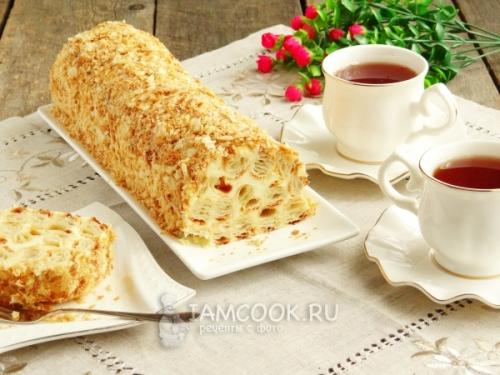 Какие сочетания ингредиентов можно использовать для торт полено с вареной сгущенкой. Процесс приготовления