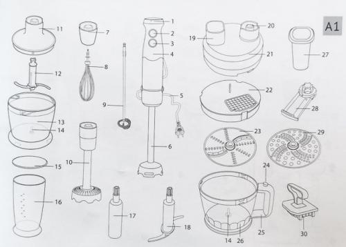 Redmond rhb-2964 обзор. Обзор блендера Redmond RHB-2964: компактный кухонный комбайн с нарезкой кубиками