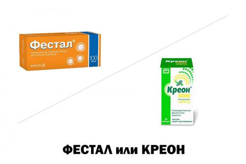В чем разница между Креоном и аналогами, такими, как Панкреатин или Фестал. Фестал или Креон - что лучше?