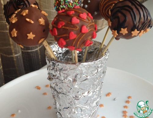 Как сделать торт-палочку в стиле семейный. Кейк-попс