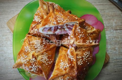 5 вариантов слоек с разными начинками. Слойки из слоеного теста с начинками. Как завернуть