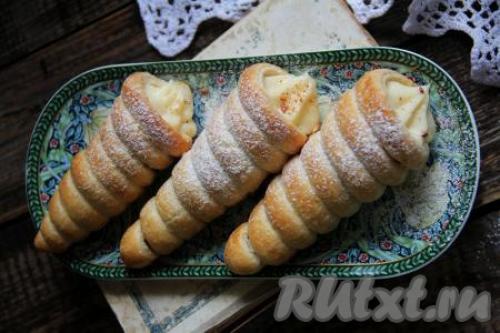 Слоеные трубочки с кремом рецепт в домашних условиях. Ингредиенты 13 Слоеные трубочки с кремом рецепт в домашних условиях. Ингредиенты 13