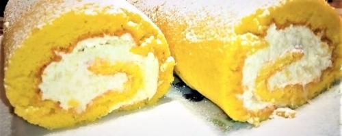 Бисквитные трубочки с кремом. Бисквитный рулет с кремом. Всегда получается на ура!