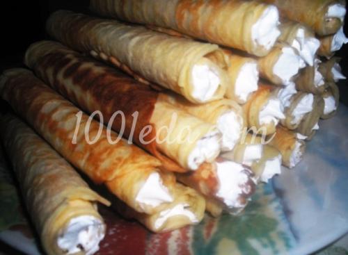 Хрустящие трубочки с нежным белковым кремом (как в детстве) 07