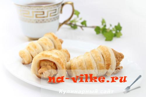 Заварные трубочки со сгущенкой. Ингредиенты на 18 штук