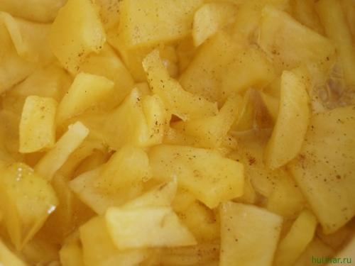 Французские слойки с яблоками. 