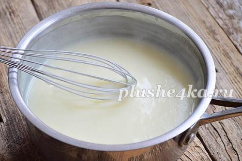 Наполеон из готового слоеного дрожжевого теста с заварным кремом. Ингредиенты