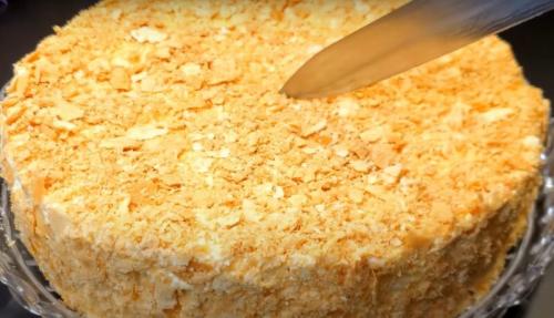 Хрустящие коржи для наполеона. Торт Наполеон на воде: ничего вкуснее не ела. Хрустящий, с бесподобным сливочным кремом