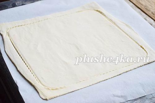 Торт Наполеон из слоеного теста с заварным кремом.. Ингредиенты