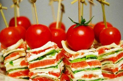 Начинка для канапе. 20 отличных рецептов канапе на шпажках для праздничного стола