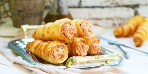 Секреты приготовления слоеных трубочек с селедочной массой 15