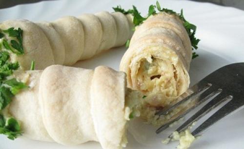 Секреты приготовления слоеных трубочек с селедочной массой 10