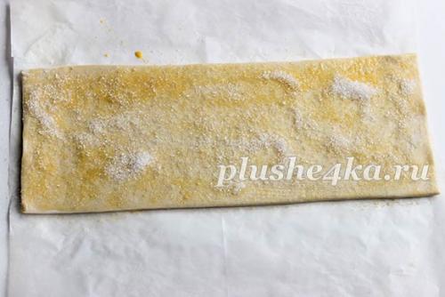 Как долго готовится Простенькие Язычки с сахаром из слоеного теста. Ингредиенты