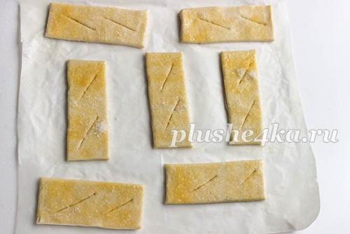 Как долго готовится Простенькие Язычки с сахаром из слоеного теста. Ингредиенты