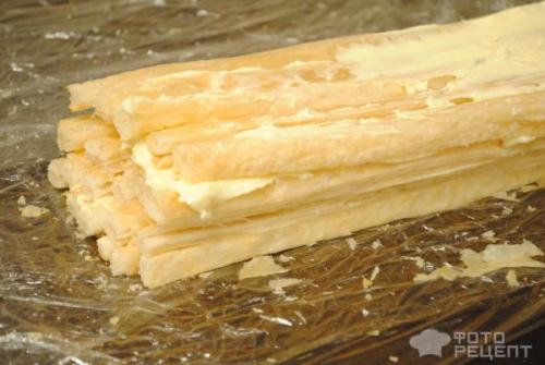 Какие ингредиенты нужны для приготовления торта Наполеон-Полено. Рецепт: Торт Полено - ленивый Наполеон